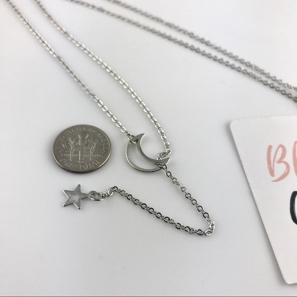 3 for $25✨Moon Stars Lariat boho necklace - Picture 8 of 8